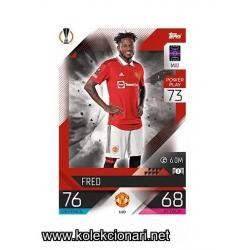 2022-23 Topps Match Attax UEFA League: 110 Fred - Manchester United