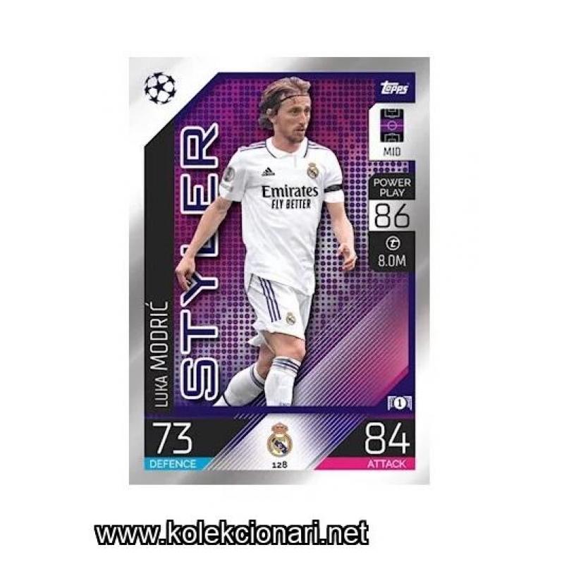 2022-23 Topps Match Attax UEFA League: 128 Luka Modrić - Real Madrid CF