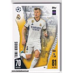 2023-24 Topps Match Attax UEFA League: 145 Toni Kroos - Real Madrid CF