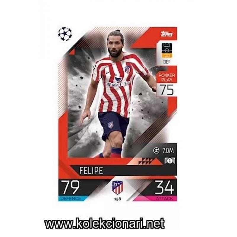 2022-23 Topps Match Attax UEFA League: 158 Felipe - Atlético de Madrid