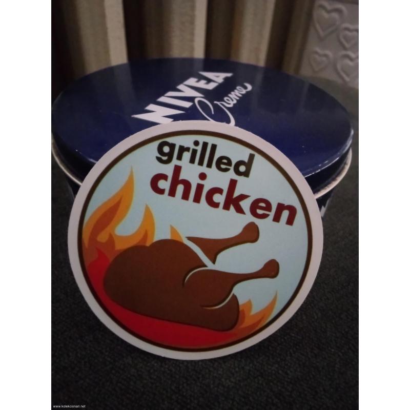 Grilled chicken - nalepnica