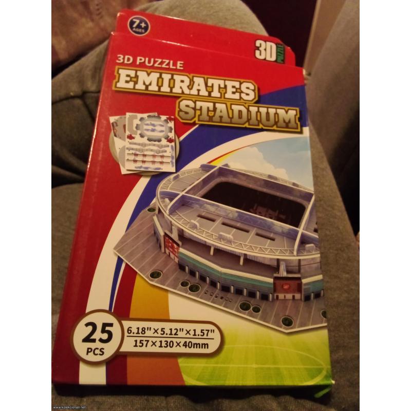 Emirates  stadion 3d puzzle