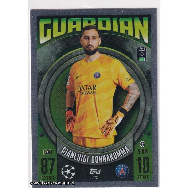 2023-24 Topps Match Attax UEFA League: 173 Gianluigi Donnarumma - Paris Saint-Germain