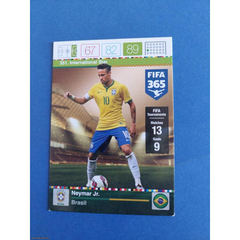 Fifa 365 2015 Panini Adrenalyn XL #351 Neymar Jr.