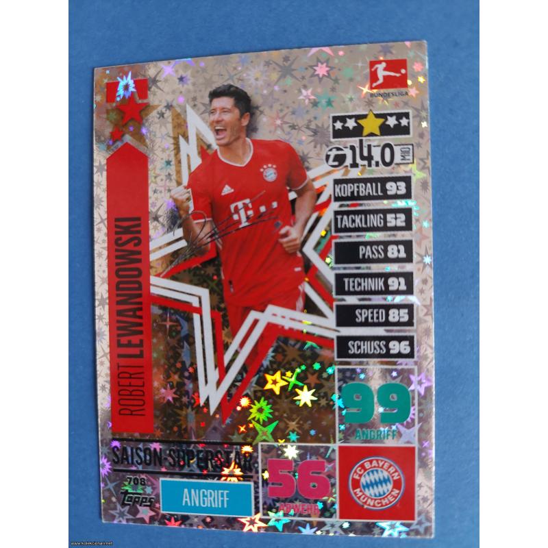 Bundesliga 20/21 Match Attax Extra #708 R. Lewandowski