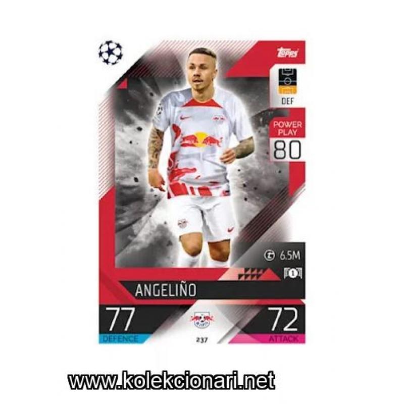 2022-23 Topps Match Attax UEFA League: 237 Angeliño - RB Leipzig