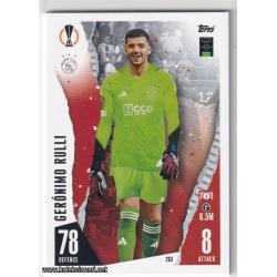 2023-24 Topps Match Attax UEFA League: 263 Gerónimo Rulli - AFC Ajax