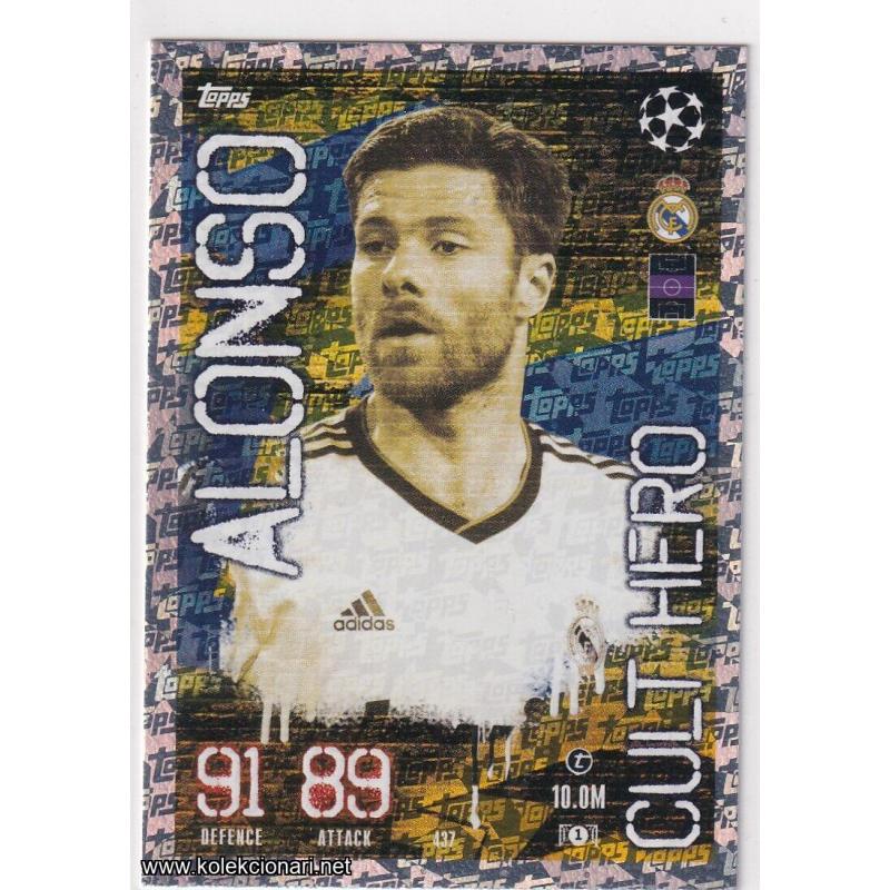 2023-24 Topps Match Attax UEFA League: Cult Hero: 437 Xabi Alonso - Real Madrid CF