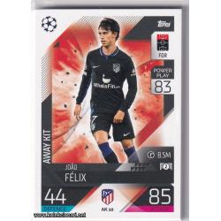 2022-23 Topps Match Attax Extra UEFA League: Away Kit: AK10 João Félix - Atlético de Madrid