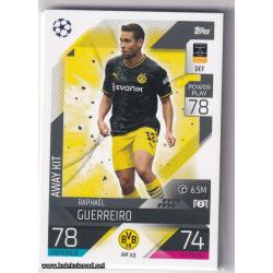 2022-23 Topps Match Attax Extra UEFA League: Away Kit: AK13 Raphaël Guerreiro - Borussia Dortmund