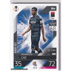 2022-23 Topps Match Attax Extra UEFA League: Away Kit: AK18 Mohamed-Ali Cho - Real Sociedad de Fútbol