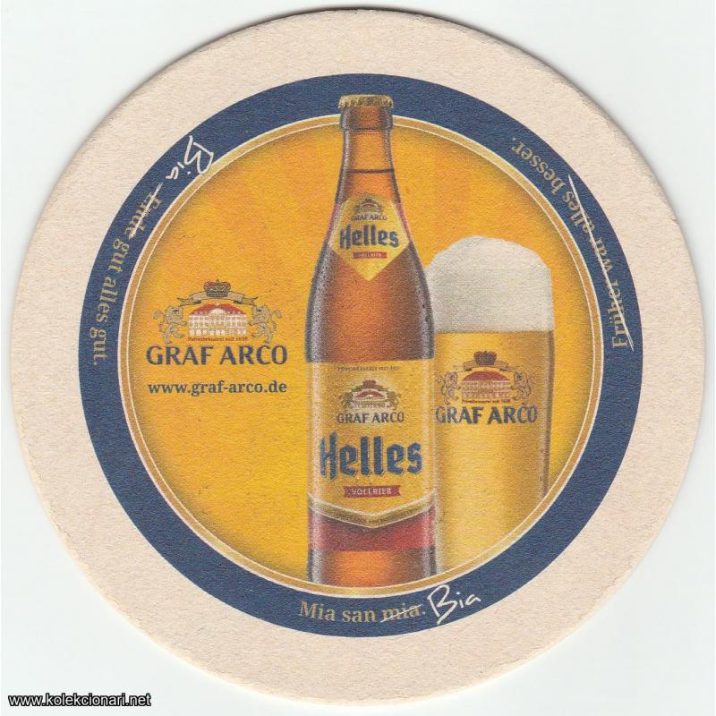 Podmetač za čaše br.55 - Graf Arco pivo