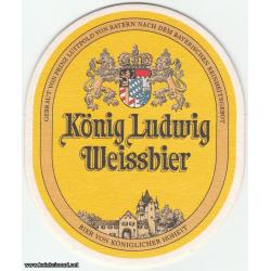 Podmetač za čaše br.62 -  König Ludwig Weissbier pivo