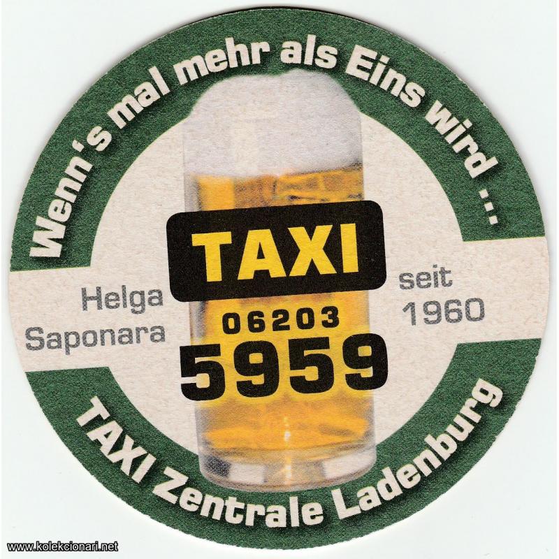 Podmetač za čaše br.103 - Lobdengau pivo