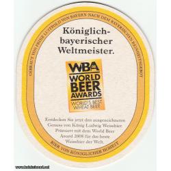 Podmetač za čaše br.129 -  König Ludwig Weissbier pivo