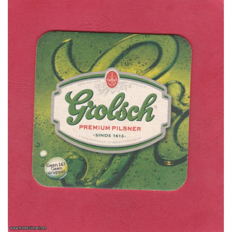 Podmetač za čaše br.243 - Grolsch pivo