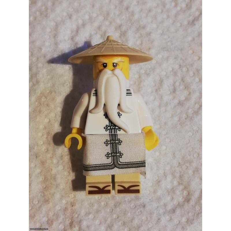 Lego Ninjago - Sensei Wu with White Robe and Sandals (MF-NJ44)