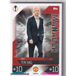 2022-23 Topps Match Attax Extra UEFA League: Manager: MAN5 Erik ten Hag - Manchester United