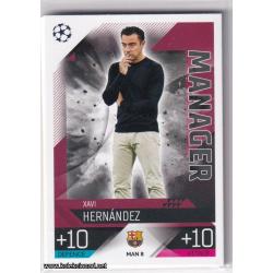 2022-23 Topps Match Attax Extra UEFA League: Manager: MAN8 Xavi Hernández - FC Barcelona