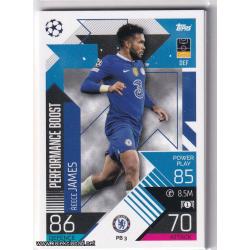 2022-23 Topps Match Attax Extra UEFA League: Performance Boost: PB3 Reece James - Chelsea