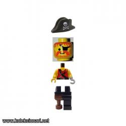 Lego Pirates - Islander Pirate with Bicorne with White Skull and Bones (MF-PI6)