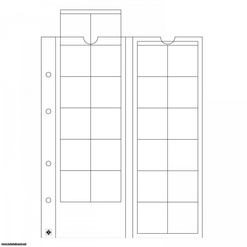 Leuchtturm OPTIMA 34 zaštitni listovi za kovanice