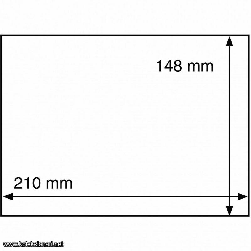 Leuchtturm zaštitne folije A5 (HP 60) za razglednice i pisma (FDC)